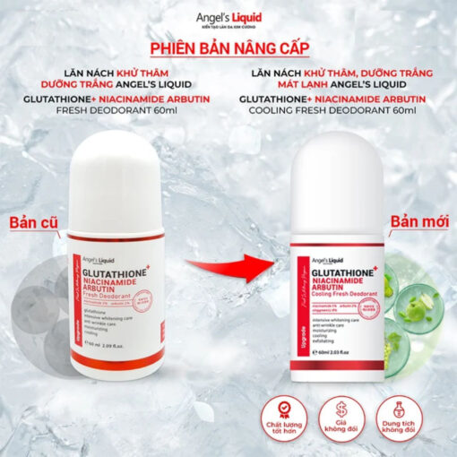 Lăn Nách Angel's Liquid Mờ Thâm, Dưỡng Sáng Mát Lạnh 60ml N3506 - Hình ảnh 4