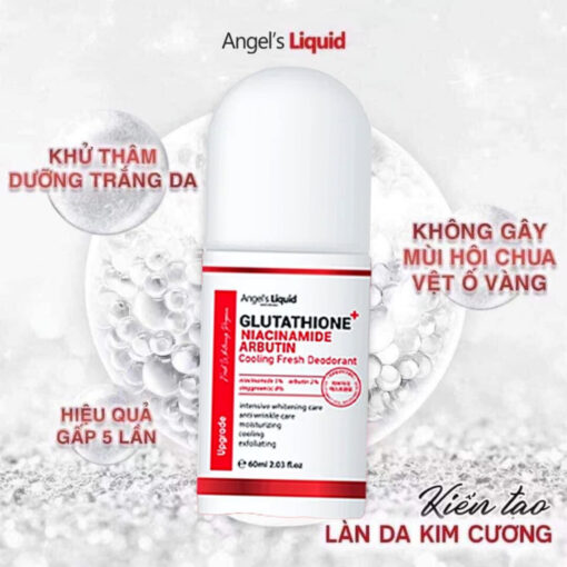 Lăn Nách Angel's Liquid Mờ Thâm, Dưỡng Sáng Mát Lạnh 60ml N3506 - Hình ảnh 6