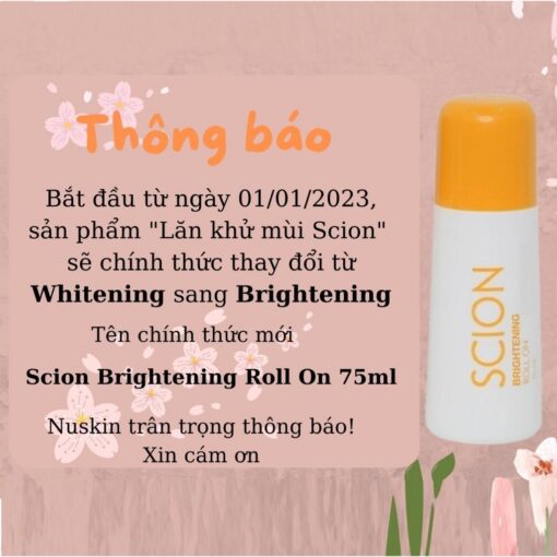Lăn khử mùi Scion Pure White Roll On Nuskin 75ml 18079 - Hình ảnh 9