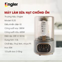 Máy làm sữa hạt chống ồn đa năng Engler EL25