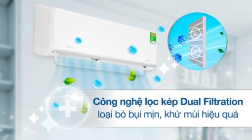 Điều hòa Midea Inverter 1 HP 1.5 HP 2 HP 2.5 HP MSAGA-10CRDN8 - Hình ảnh 3