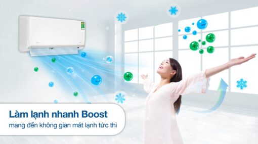 Điều hòa Midea Inverter 1 HP 1.5 HP 2 HP 2.5 HP MSAGA-10CRDN8 - Hình ảnh 5