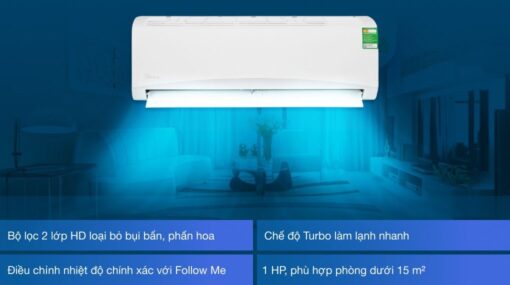 Máy lạnh Midea 1 HP MSAFA-10CRN8