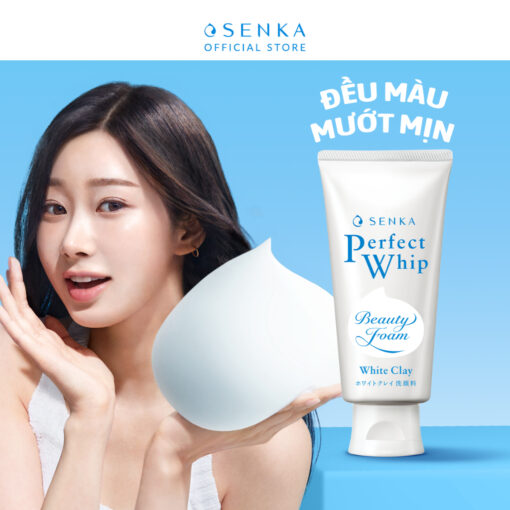 Sữa Rửa Mặt Senka Perfect Whip Tạo Bọt 120g 44915 - Hình ảnh 5