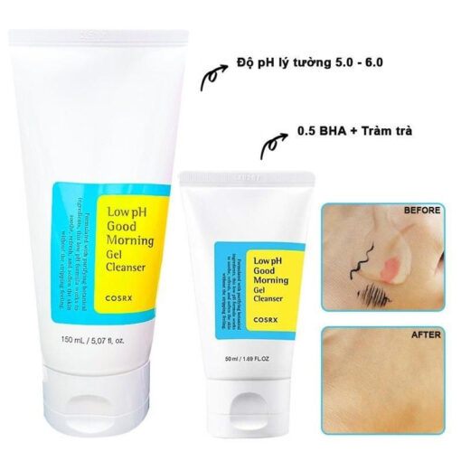 Sữa Rửa Mặt Cosrx Low pH Good Morning Gel Cleanser 150ml 48122 - Hình ảnh 3