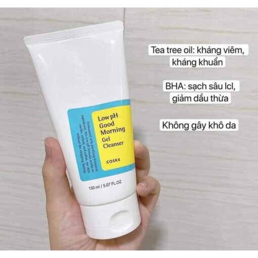 Sữa Rửa Mặt Cosrx Low pH Good Morning Gel Cleanser 150ml 48122 - Hình ảnh 4