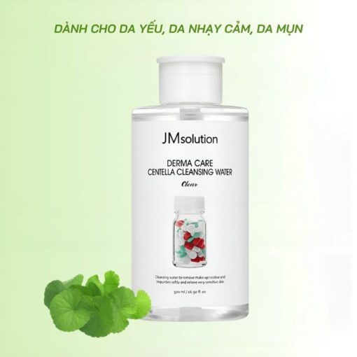 Nước Tẩy Trang JMsolution Rau Má Derma Care Centella 500ml