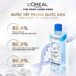 Nước Tẩy Trang L'Oreal Micellar Water Làm Sạch Sâu Trang Điểm 400ml