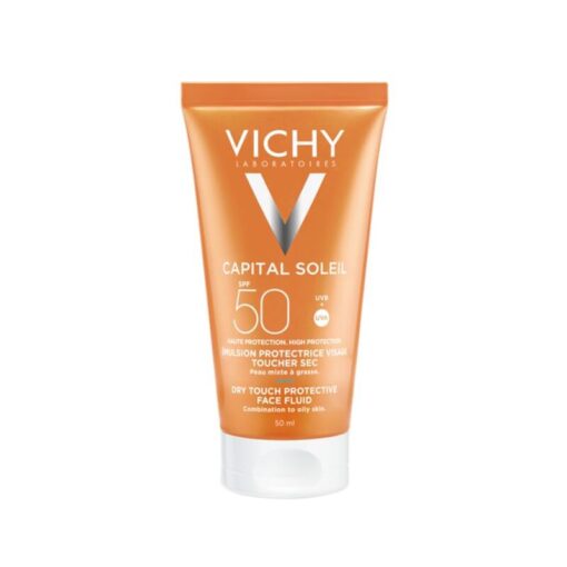 Kem Chống Nắng Vichy Capital Soleil Dry Touch Face Fluid Không Nhờn Rít SPF50 50ml N3582
