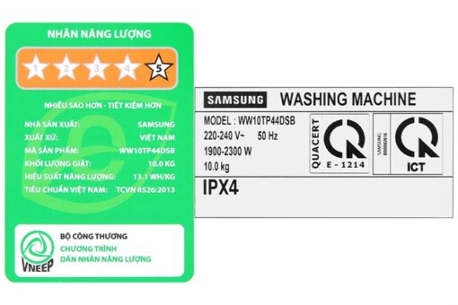 Máy giặt Samsung AI Inverter 10 kg WW10TP44DSB/SV - Hình ảnh 19