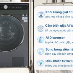 Máy giặt Samsung AI Inverter 10 kg WW10TP44DSB/SV