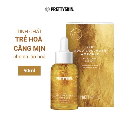 Tinh Chất Serum Cấp Ẩm Dưỡng Sáng PrettySkin 24K Gold 50ml 10746 - Hình ảnh 7