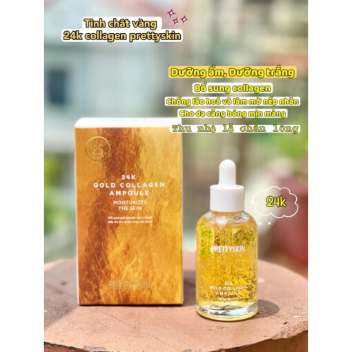 Tinh Chất Serum Cấp Ẩm Dưỡng Sáng PrettySkin 24K Gold 50ml 10746 - Hình ảnh 8