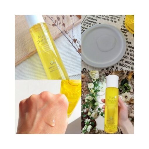 Lotion Cure Pure Bubble Bọt Khí Nano Dưỡng Sáng Da Cấp Ẩm Gấp 7 Lần Nhật Bản 190mL - Hình ảnh 12