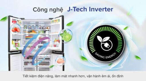 Tủ lạnh Sharp Inverter 556 lít SJ-FX630V-ST