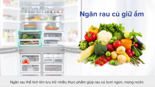 Tủ lạnh Sharp Inverter 556 lít SJ-FX630V-ST