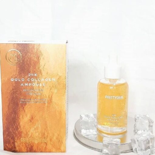Tinh Chất Dưỡng Da Pretty Skin 24k Gold Collagen Ampoule 50ml - Hình ảnh 5