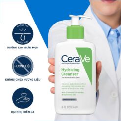Sữa Rửa Mặt CeraVe Hydrating Facial Cleanser Màu Xanh Lá 236ml