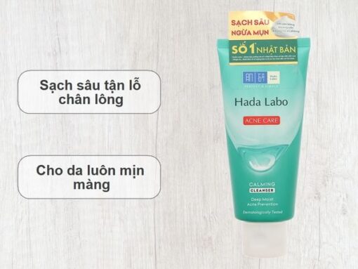 SRM Sữa Rửa Mặt Dưỡng Da Hada Labo 80g ( Màu Xanh lá ) - Hình ảnh 2