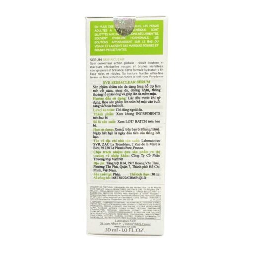 Tinh Chất Serum SVR 30ml Giảm Mụn Làm Mờ Thâm Sạm Và Mềm Mịn Da N3618 - Hình ảnh 6