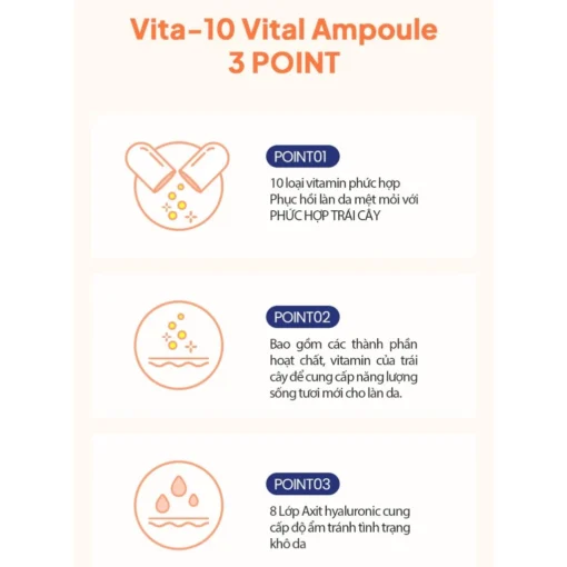 Tinh Chất dưỡng sáng, mờ thâm Vita-10 Vital Ampoule Maxclinic 100ml Serum  N3347 - Hình ảnh 4
