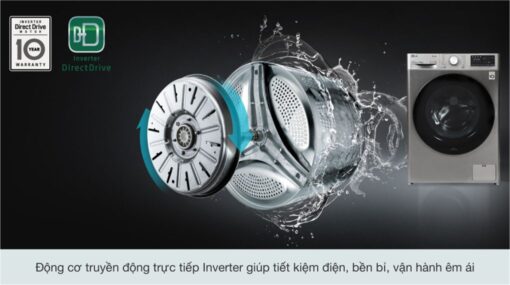 Máy giặt LG AI DD Inverter 10 kg FV1410S4P