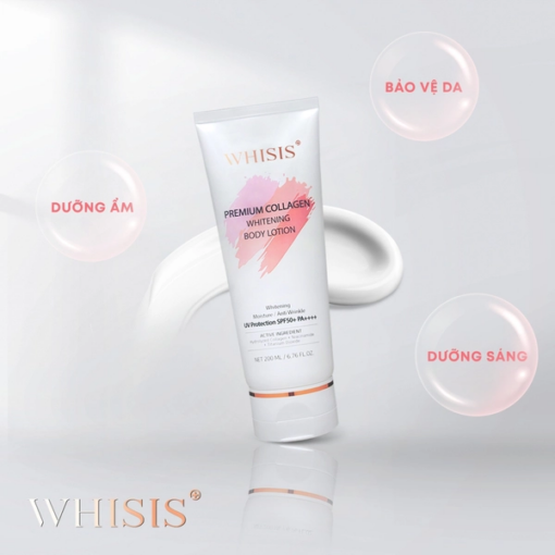 Dưỡng Thể Trắng Da WHISIS Chống Nắng SPF50+/PA++++:  Body Lotion 200ml 67530 - Hình ảnh 2