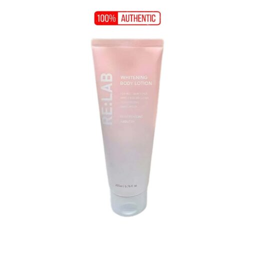 Dưỡng Thể Dưỡng Trắng, Ẩm, Nâng Tone RE:LAB Whitening Body Lotion 200ml N3391
