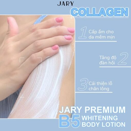Kem dưỡng thể phục hồi da JARY PREMIUM B5 WHITENING body lotion 200Ml 22217 - Hình ảnh 3
