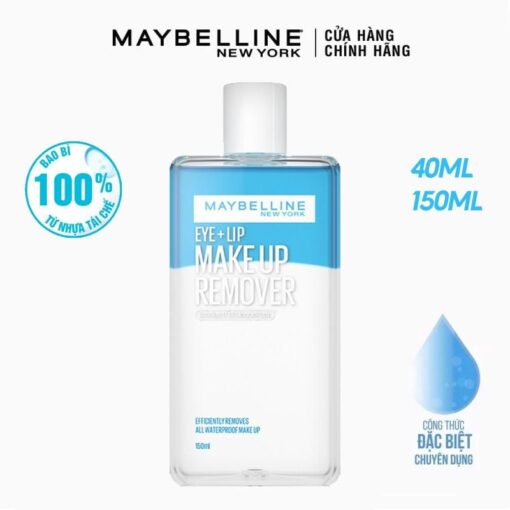 Nước Tẩy Trang Mắt Môi Maybelline Eye & Lip Makeup Remover 150ml 43467 - Hình ảnh 3