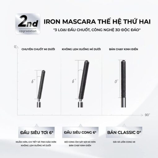 Chuốt mi Mascara Judydoll Làm Cong, Dài & Tơi Mi - 01 Đen N3543 - Hình ảnh 3