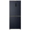 Tủ lạnh Aqua Inverter 410 lít Multi Door AQR-M466XA(CBC) Đen Xám Mặt thép