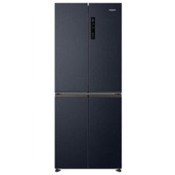 Tủ lạnh Aqua Inverter 410 lít Multi Door AQR-M466XA(CBC) Đen Xám Mặt thép