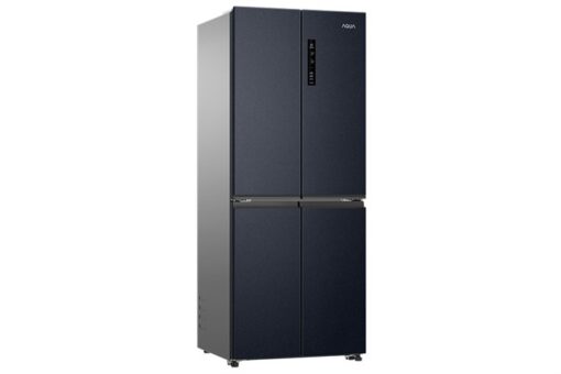 Tủ lạnh Aqua Inverter 410 lít Multi Door AQR-M466XA(CBC) Đen Xám Mặt thép - Hình ảnh 2