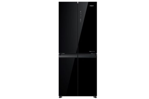Tủ lạnh Aqua Inverter 410 lít Multi Door AQR-M466XA(GB) - Đen - Mặt gương