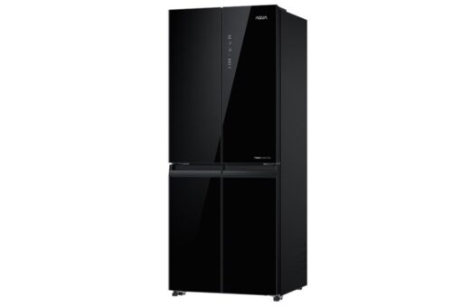 Tủ lạnh Aqua Inverter 410 lít Multi Door AQR-M466XA(GB) - Đen - Mặt gương - Hình ảnh 2