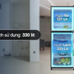 Tủ lạnh Sharp Inverter 330 lít SJ-XP352AE-SL