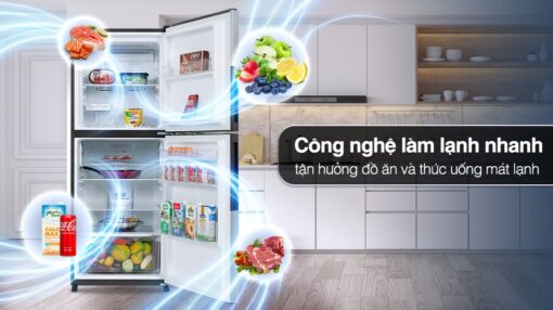Tủ lạnh Sharp Inverter 330 lít SJ-XP352AE-SL