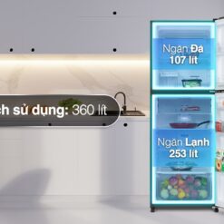 Tủ lạnh Sharp Inverter 360 lít SJ-XP382AE-DS
