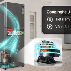 Tủ lạnh Sharp Inverter 360 lít SJ-XP382AE-DS