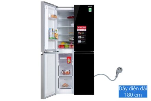 Tủ lạnh Sharp Inverter 362 lít Multi Door SJ-FX420VG-BK - Hình ảnh 3