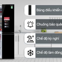 Tủ lạnh Sharp Inverter 362 lít Multi Door SJ-FX420VG-BK