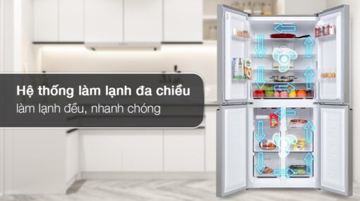 Tủ lạnh Sharp Inverter 362 lít Multi Door SJ-FX420VG-BK