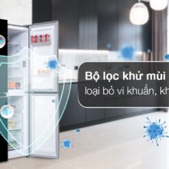 Tủ lạnh Sharp Inverter 362 lít Multi Door SJ-FX420VG-BK