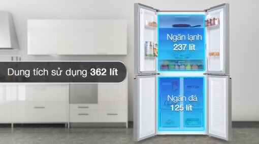 Tủ lạnh Sharp Inverter 362 lít Multi Door SJ-FX420VG-BK