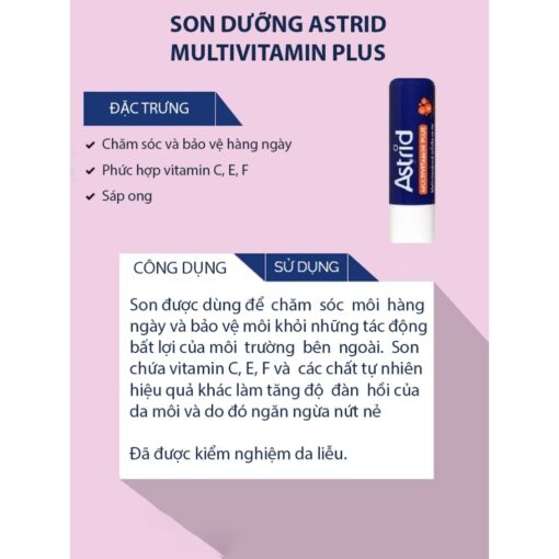Son Dưỡng Astrid Mỡ Hươu Cho Đôi Môi Mềm Mịn  4.7g 02444 - Hình ảnh 11