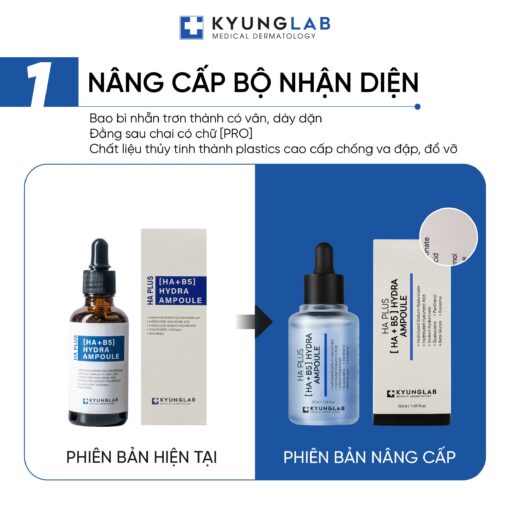 Tinh Chất Serum Căng Bóng Da KyungLab Ha Plus Ha B5 Hydra Ampoule Serum 50ml N3403 - Hình ảnh 2