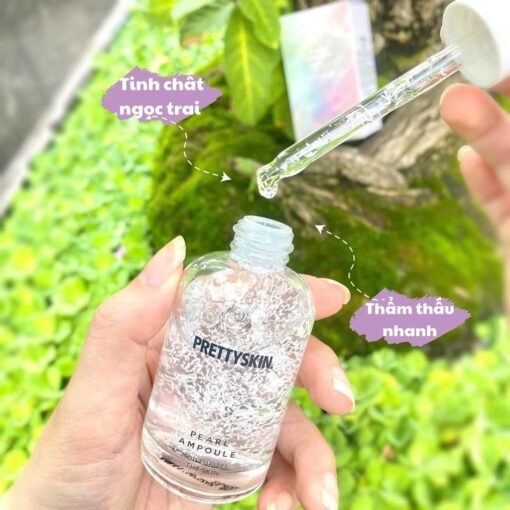 Tinh Chất Serum PrettySkin Dưỡng Trắng Da Ngọc Trai  Hàn Quốc 50ml 01813 - Hình ảnh 6