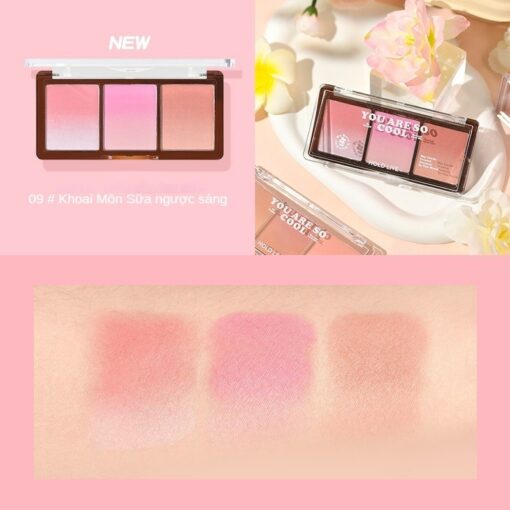 Bảng Phấn Má 3 Ô Hold Live Secret Garden Blush P4884 - Hình ảnh 3