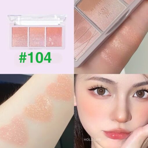 Bảng Phấn Má 3 Ô Hold Live Secret Garden Blush P4884 - Hình ảnh 4